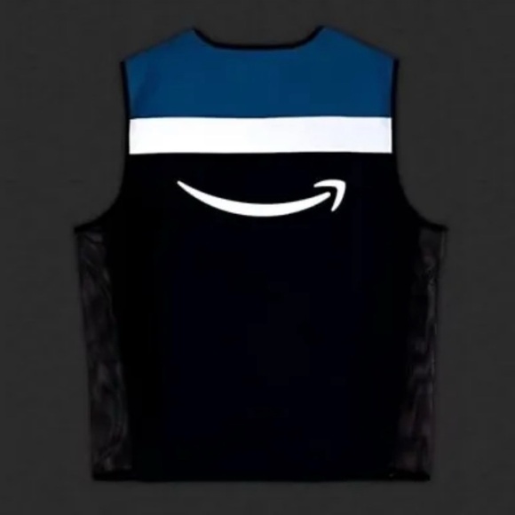 Amazon DSP / Flex Delivery Driver reflective Blue Safety Vest M /L - Picture 7 of 7